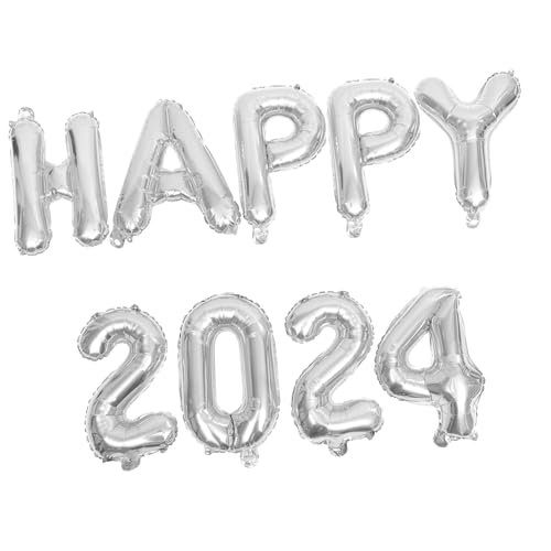 TOPBATHY Folienballons Für Geburtstagsparty 2024 Nummer Ballon Neujahr Ballon Party Ornament Set TOPBATHY Folienballons Für Geburtstagsparty 2024 Nummer Ballon Neujahr Ballon Party Ornament Set von TOPBATHY