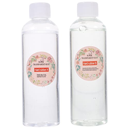 TOPBATHY 1 Satz Ab Kleber Transparente Epoxidharz für DIY Schmuck Wasserfestes Hochfestes Kristallharz für Bastelarbeiten Kunsthandwerk pro Flasche Flaschen Insgesamt TOPBATHY 1 Satz Ab Kleber Transparente Epoxidharz für DIY Schmuck Wasserfestes Hochfestes Kristallharz für Bastelarbeiten Kunsthandwerk pro Flasche Flaschen Insgesamt von TOPBATHY