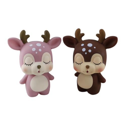 TOPBATHY Niedliche Hirschfigur Kuchendekoration 2-teiliges Set Dekoration Für Zuhause Auto Party Kreative Kuchenornamente Für Besondere Anlässe TOPBATHY Niedliche Hirschfigur Kuchendekoration 2-teiliges Set Dekoration Für Zuhause Auto Party Kreative Kuchenornamente Für Besondere Anlässe von TOPBATHY