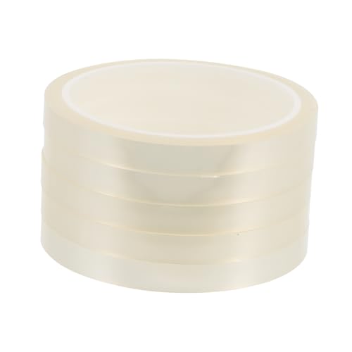 TOPBATHY 1 Satz Hitzebeständiges Klebeband Für Sublimation Hochtemperatur Tape Pet Klebeband Rückstandsfrei Für Elektronik Diy Projekte Malerarbeiten 5rollen von TOPBATHY
