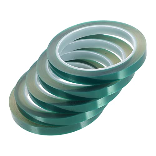 TOPBATHY 1 Satz Hochtemperaturresistenter Schutzfilm Doppelseitiges Klebeband Hitze Maskierung Abdeckband Klebeband Im Freien Wärmeband Thermoband Green Das Haustier 5rollen von TOPBATHY