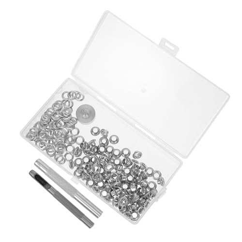 TOPBATHY 1 Satz Metall Ösen und Grommets mit Installationstools für Diy Projekte Geeignet für Kleidung Taschen Stoffe und Vielseitige Anwendungen TOPBATHY 1 Satz Metall Ösen und Grommets mit Installationstools für Diy Projekte Geeignet für Kleidung Taschen Stoffe und Vielseitige Anwendungen von TOPBATHY