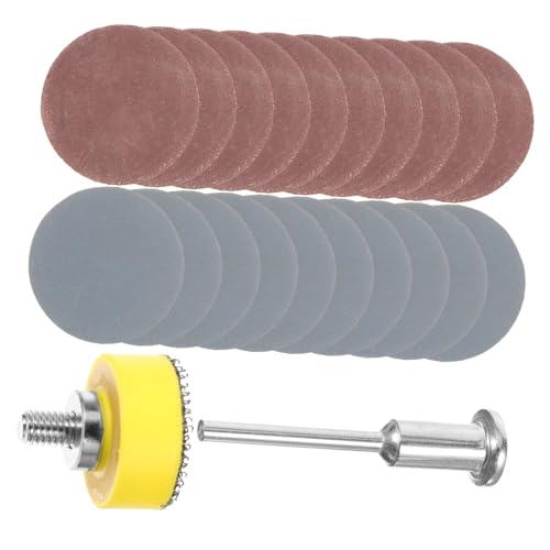 TOPBATHY 1 Satz Poliertes und mattes Papier Discs Schleifen Sandpapier Multitool-Schleifpads schleifpapier Schleifscheiben Polieren von Schleifwerkzeugen Industrie-Schleifpads Beflockung von TOPBATHY