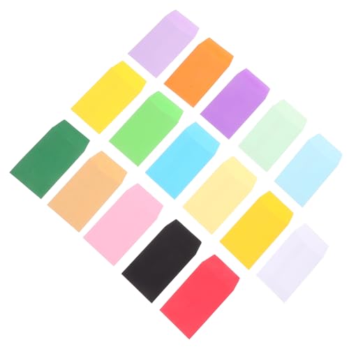 TOPBATHY 1 Satz Samenhülle Umschläge Schulbedarf Verpackung Mailing Liste Mini Packpapier Für Den Umzug Pakete Klein Farbe Farbig Taschen Winzig Kraftpapier 160 Stück von TOPBATHY