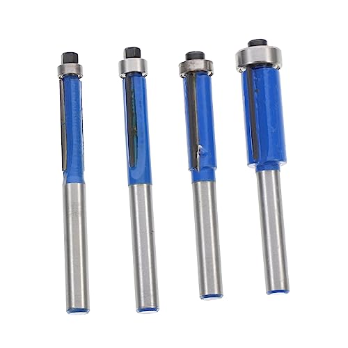 TOPBATHY 1 Satz Teiliges Fräser Flöten Gerader Fräser Holzfräse Cnc Fräswerkzeug Für Präzises Fräsen Aus Große Spänefreiheit Langlebig Effizient 4 Stück von TOPBATHY