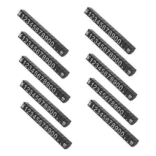 TOPBATHY 1 Satz Teiliges Preisschild Für Schmuck Preisschilder Einfach Anpassbar Für Einzelhandel Messen Attraktives Design Für Kundenaufmerksamkeit 10 Stück von TOPBATHY