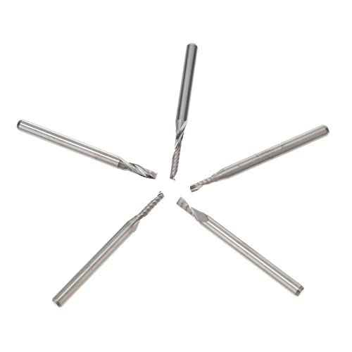 TOPBATHY 1 Satz Wolframfräser Holzbearbeitung Schnitzmesser Fräser Cnc Fräser Cnc Fräser Schaftfräser Gravurfräser Cnc Bits Gravierfräser Silberstahl von TOPBATHY