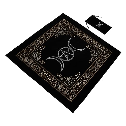 TOPBATHY Hochwertiger Samt-Tarot-tischdeckenbeutel und Kartenaufbewahrung von TOPBATHY