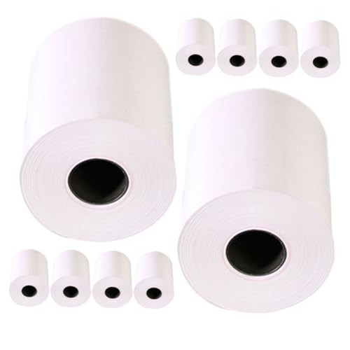 TOPBATHY 10 Rollen Kassierer Druckpapier Bedruckbares Thermotransferpapier Kopierdruckerpapier Thermodruckerpapier Zum Drucken Von Thermomaschinenpapier Belegdruckerpapier von TOPBATHY