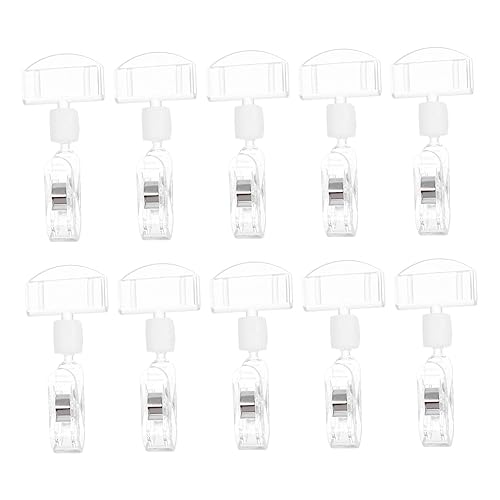 TOPBATHY 10 Sätze Preisschild Clips Werbung Etikettenhalter Für Supermärkte Märkte Ausstellungen Einfach Zu Bedienen Stabil Transparent Für Preisschilder 10 Stück * 10 TOPBATHY 10 Sätze Preisschild Clips Werbung Etikettenhalter Für Supermärkte Märkte Ausstellungen Einfach Zu Bedienen Stabil Transparent Für Preisschilder 10 Stück * 10 von TOPBATHY