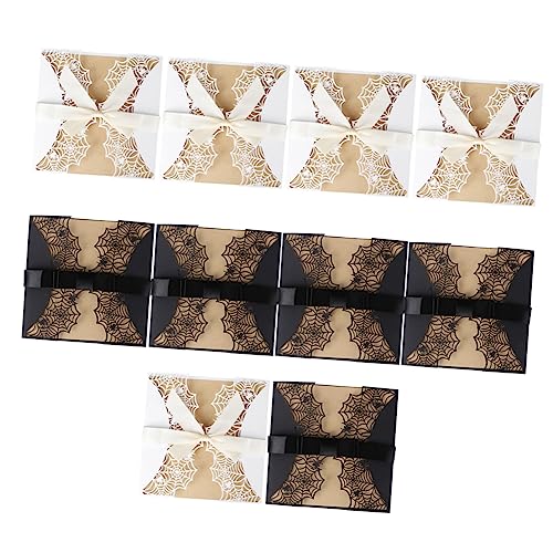 TOPBATHY 10 Stück Halloween-Spinnennetz-Einladung halloween dekoration halloween-dekoration Schleife leer Bogen Halloween-Party-Einladungskartenumschläge Halloween-Einladungskarten Papier TOPBATHY 10 Stück Halloween-Spinnennetz-Einladung halloween dekoration halloween-dekoration Schleife leer Bogen Halloween-Party-Einladungskartenumschläge Halloween-Einladungskarten Papier von TOPBATHY