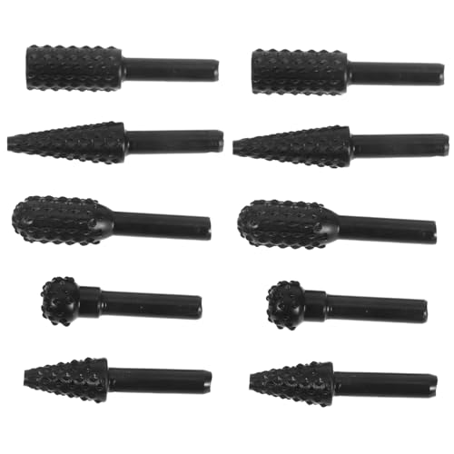 TOPBATHY 10 Stück Holzbearbeitungsdatei Polierwerkzeuge Aus Metall Zubehör Für Mühlen Schnitzwerkzeuge Holzbearbeitung Holzschnitzereibits Holzschnitzen Holzschnitzbohrer Stahl Black TOPBATHY 10 Stück Holzbearbeitungsdatei Polierwerkzeuge Aus Metall Zubehör Für Mühlen Schnitzwerkzeuge Holzbearbeitung Holzschnitzereibits Holzschnitzen Holzschnitzbohrer Stahl Black von TOPBATHY