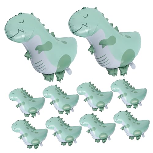 TOPBATHY 10 Stück Teiliges Folienballons für Geburtstagsfeiern Tierballons für Dino Mottopartys und Shower Dekorationen TOPBATHY 10 Stück Teiliges Folienballons für Geburtstagsfeiern Tierballons für Dino Mottopartys und Shower Dekorationen von TOPBATHY