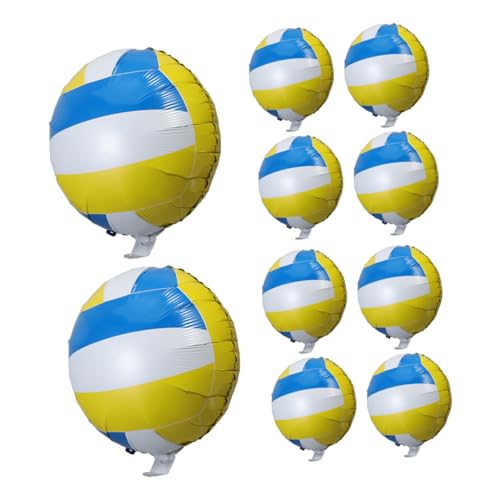 TOPBATHY 10 Stück Volleyball Ballon Teiliges Folienballons für Sport Mottopartys Strandfeiern und Volleyballspiele Hochwertige Langlebige Dekoration für Unvergessliche Anlässe TOPBATHY 10 Stück Volleyball Ballon Teiliges Folienballons für Sport Mottopartys Strandfeiern und Volleyballspiele Hochwertige Langlebige Dekoration für Unvergessliche Anlässe von TOPBATHY