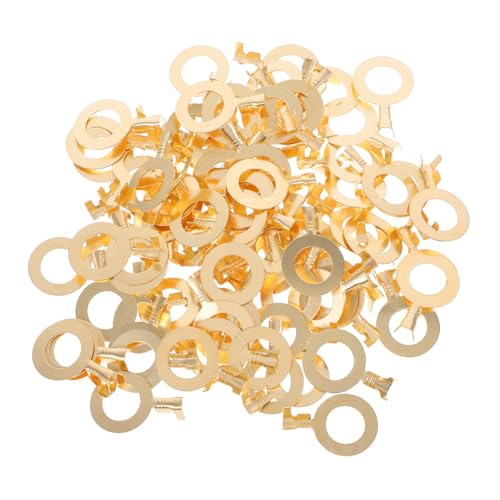 TOPBATHY 100 Stück Masseanschluss Klemmen Für Elektrokabel Ringklemmen Kabelschuhklemmen Kabelanschluss -kit Enden Der Batteriekabelschuhe Kabelverbinder Mit Stärke Drahtenden Golden Kupfer TOPBATHY 100 Stück Masseanschluss Klemmen Für Elektrokabel Ringklemmen Kabelschuhklemmen Kabelanschluss -kit Enden Der Batteriekabelschuhe Kabelverbinder Mit Stärke Drahtenden Golden Kupfer von TOPBATHY