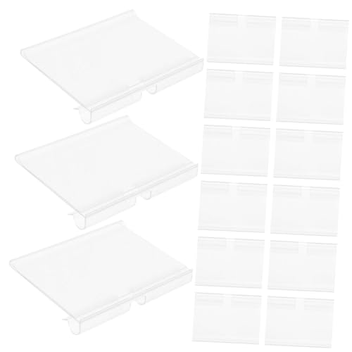 TOPBATHY 100 Stück Preisschild Anzeige steht Etiketten Stand Weiß Einzelhandel Warenzeichenhalter Preisklammer klare Halter Schildhalter Einzelhändler PVC Transparent TOPBATHY 100 Stück Preisschild Anzeige steht Etiketten Stand Weiß Einzelhandel Warenzeichenhalter Preisklammer klare Halter Schildhalter Einzelhändler PVC Transparent von TOPBATHY