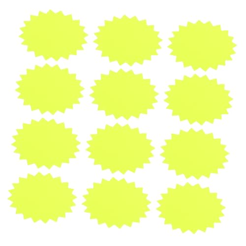 TOPBATHY 100 Stück Preisschild Werbeetiketten Verkaufsschilder für Einzelhandelsgeschäfte Flohmarkt -Tags Flohmarktschilder Preisauszeichnungsetiketten Tags für den Handel Papier Gelb TOPBATHY 100 Stück Preisschild Werbeetiketten Verkaufsschilder für Einzelhandelsgeschäfte Flohmarkt -Tags Flohmarktschilder Preisauszeichnungsetiketten Tags für den Handel Papier Gelb von TOPBATHY