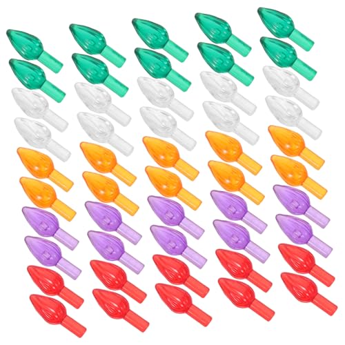 TOPBATHY 100 Stück Weihnachtsbaum Ersatzlichter Mittelgroße Bunte Drehbirnen aus Kunststoff für Diy Weihnachtsdekorationen Langlebige Transparente Kunststofflampen Einfach zu Montieren TOPBATHY 100 Stück Weihnachtsbaum Ersatzlichter Mittelgroße Bunte Drehbirnen aus Kunststoff für Diy Weihnachtsdekorationen Langlebige Transparente Kunststofflampen Einfach zu Montieren von TOPBATHY