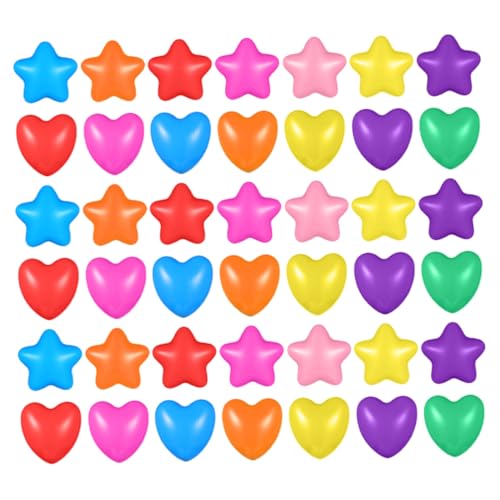 TOPBATHY 100Stücke Stern und Herzförmige Bällebäder Bruchsichere Spielbälle für Kleinkinder für Innenräume und Partys Dekorative Bälle für Spielzimmer und Pools TOPBATHY 100Stücke Stern und Herzförmige Bällebäder Bruchsichere Spielbälle für Kleinkinder für Innenräume und Partys Dekorative Bälle für Spielzimmer und Pools von TOPBATHY