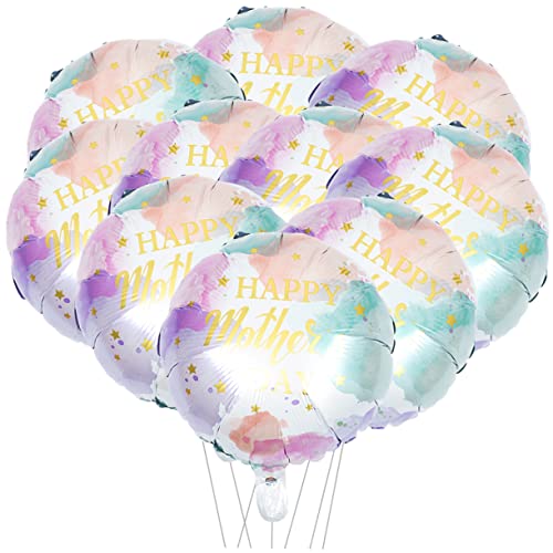 TOPBATHY 10St Luftballons zum Muttertag Dekorationen Alles zum Geburtstag-Banner Hochzeitsballons bodendeko heart balloons Partyzubehör für den Muttertag Folienballon Aluminiumfolie TOPBATHY 10St Luftballons zum Muttertag Dekorationen Alles zum Geburtstag-Banner Hochzeitsballons bodendeko heart balloons Partyzubehör für den Muttertag Folienballon Aluminiumfolie von TOPBATHY