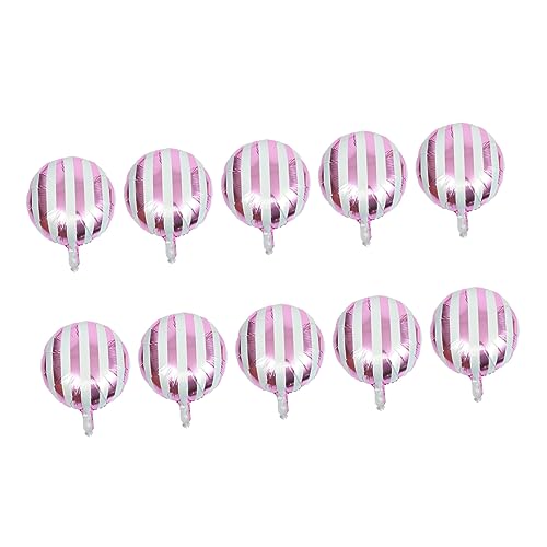 TOPBATHY 10st Runder Gestreifter Ballon Karneval Zahlenballons Süßigkeiten- Gedenkballons -dekorationen Hochzeitsballon Hochzeitsdekoration Party Briefballon Rosa Aluminiumfolie TOPBATHY 10st Runder Gestreifter Ballon Karneval Zahlenballons Süßigkeiten- Gedenkballons -dekorationen Hochzeitsballon Hochzeitsdekoration Party Briefballon Rosa Aluminiumfolie von TOPBATHY
