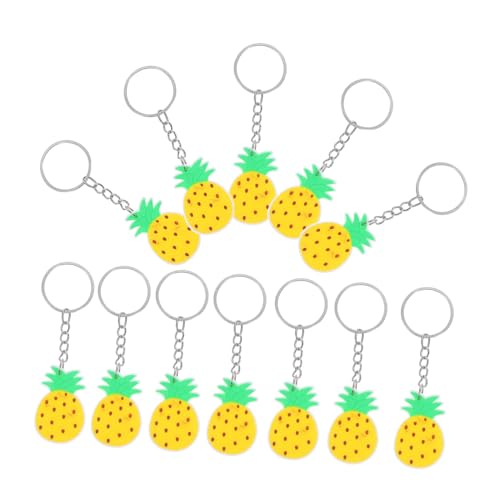 TOPBATHY 12 Stück Ananas Schlüsselanhänger für Sommerpartys Süße Hängende Ornamente für Hawaiianische Feierlichkeiten Taschen und Rucksackzubehör Fruchtige Dekorationen TOPBATHY 12 Stück Ananas Schlüsselanhänger für Sommerpartys Süße Hängende Ornamente für Hawaiianische Feierlichkeiten Taschen und Rucksackzubehör Fruchtige Dekorationen von TOPBATHY