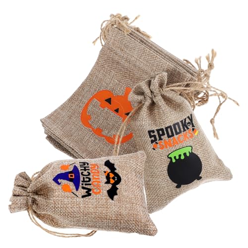 TOPBATHY 12 Stück Halloween-geschenktüte Tasche Halloween-süßigkeiten-goodie-bags Papiertüten Beutel Partytüten Für Sackleinen Füllstoffe Geschenktüte Für Halloween Leinen- TOPBATHY 12 Stück Halloween-geschenktüte Tasche Halloween-süßigkeiten-goodie-bags Papiertüten Beutel Partytüten Für Sackleinen Füllstoffe Geschenktüte Für Halloween Leinen- von TOPBATHY