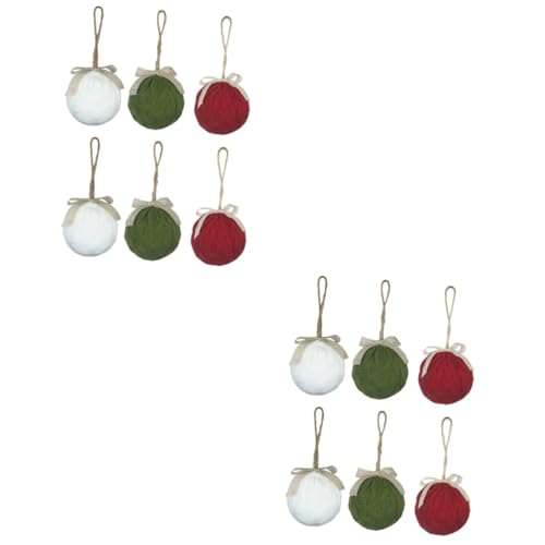 TOPBATHY 12 Stück Teiliges Set Christbaumkugeln aus Schaumstoff Wolle und Jutestoff Farblich Sortierte Weihnachtsbaum Ornamente zum Aufhängen Langlebige Weihnachtsdeko für Zufällige Farbe TOPBATHY 12 Stück Teiliges Set Christbaumkugeln aus Schaumstoff Wolle und Jutestoff Farblich Sortierte Weihnachtsbaum Ornamente zum Aufhängen Langlebige Weihnachtsdeko für Zufällige Farbe von TOPBATHY