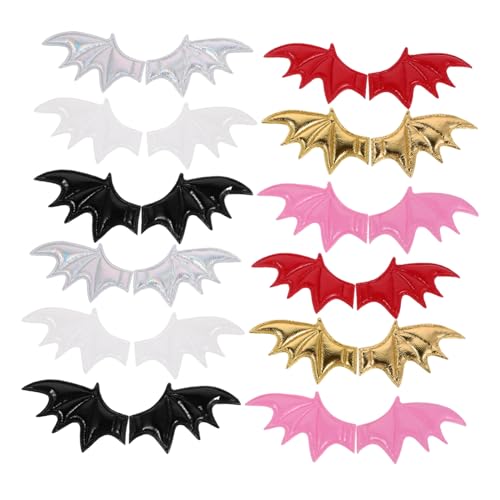 TOPBATHY 120 Stück Mini Teufelsflügel Bastelset Halloween Bat Wings DIY Zubehör für Haarclips Haarreif Kleidung Schuhe Halloween Schmuck Dekoration TOPBATHY 120 Stück Mini Teufelsflügel Bastelset Halloween Bat Wings DIY Zubehör für Haarclips Haarreif Kleidung Schuhe Halloween Schmuck Dekoration von TOPBATHY