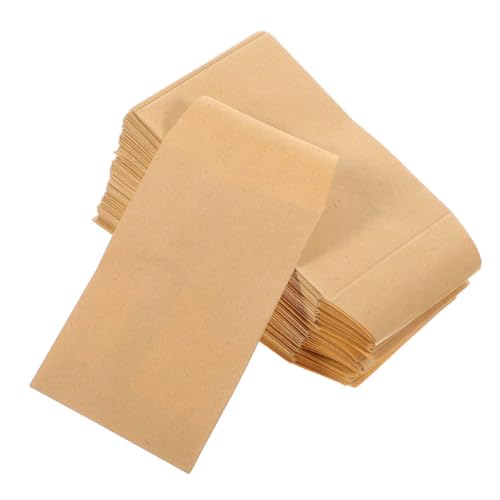 TOPBATHY 120Stücke Kleine Leere Umschläge aus Kraftpapier Reißfest zur Aufbewahrung von Samen Kleinen Gegenständen Vielseitig Einsetzbar Langlebig von TOPBATHY