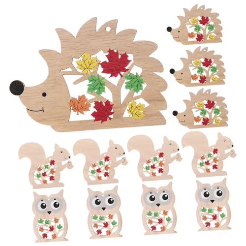 TOPBATHY 12-teiliges Set Mit Cartoon-tierdekor Aus Holz Handgeschnitzt Spielzeug Für Das Büro Zu Hause Jungen Und Mädchen Meditation TOPBATHY 12-teiliges Set Mit Cartoon-tierdekor Aus Holz Handgeschnitzt Spielzeug Für Das Büro Zu Hause Jungen Und Mädchen Meditation von TOPBATHY
