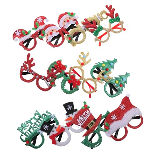 TOPBATHY 12st Retro-lampenschirm Desktop-weihnachtsbaum Lebkuchen-weihnachtsschmuck Dekorationszubehör Gläser Kleidung Brille Weihnachtspapierbrille Weihnachts- Sanduhr Vlies TOPBATHY 12st Retro-lampenschirm Desktop-weihnachtsbaum Lebkuchen-weihnachtsschmuck Dekorationszubehör Gläser Kleidung Brille Weihnachtspapierbrille Weihnachts- Sanduhr Vlies von TOPBATHY