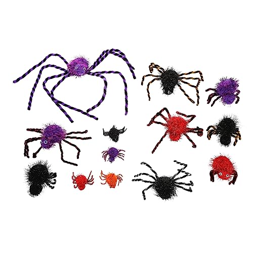 TOPBATHY 13st Halloween-spinne Halloween-plüschtier Halloween-haargummis Spinnen-Halloween-kostüm Aufblasbares Kostüm Halloween- Spinnennetze Haariges Spinnennetz Polyester TOPBATHY 13st Halloween-spinne Halloween-plüschtier Halloween-haargummis Spinnen-Halloween-kostüm Aufblasbares Kostüm Halloween- Spinnennetze Haariges Spinnennetz Polyester von TOPBATHY