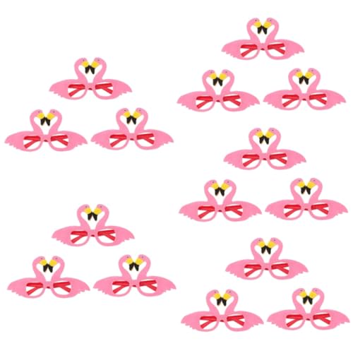 TOPBATHY 15 Stk Partybrille lustige Sonnenbrille hawaiisch Dekor schnapsgläser Flamingo-Brille Party-Sonnenbrille Karikatur Partybedarf Brillengestelle Requisiten von TOPBATHY