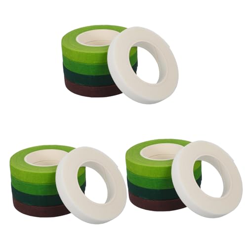 TOPBATHY 15 Stück Teiliges Floristenband Farbiges Klebeband für Frische Getrocknete und für Kreative Bastelprojekte und Hochzeitsarrangements TOPBATHY 15 Stück Teiliges Floristenband Farbiges Klebeband für Frische Getrocknete und für Kreative Bastelprojekte und Hochzeitsarrangements von TOPBATHY