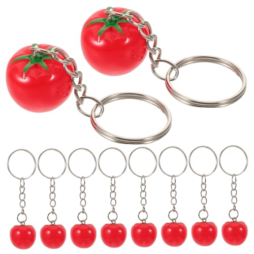 TOPBATHY 16 Stück Teiliges Schlüsselanhänger mit Realistischem Tomaten Anhänger Kunstharz Frucht Schlüsselring Lebensechtes Design Bunte Taschen und Autoschlüssel Deko für Party TOPBATHY 16 Stück Teiliges Schlüsselanhänger mit Realistischem Tomaten Anhänger Kunstharz Frucht Schlüsselring Lebensechtes Design Bunte Taschen und Autoschlüssel Deko für Party von TOPBATHY