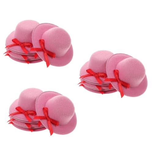 TOPBATHY 18 Stk Mini-zylinder Mini-mütze Mit Fliege Dekorative Minihüte Mini-weinflaschen Für Gefälligkeiten Mini-sombrero Puppen Minihut Rosa Alkohol Stoff Miniatur TOPBATHY 18 Stk Mini-zylinder Mini-mütze Mit Fliege Dekorative Minihüte Mini-weinflaschen Für Gefälligkeiten Mini-sombrero Puppen Minihut Rosa Alkohol Stoff Miniatur von TOPBATHY