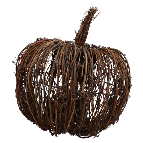 TOPBATHY 1stk Halloween-Dekoration Party-Layout- Rattan-kürbis Mit Lichtern Kürbisahorn Geschmückter Baum Co Kürbis Handwerk Stiele Kürbisdekor Halloween Weiden Plüsch Ernte Eisendraht TOPBATHY 1stk Halloween-Dekoration Party-Layout- Rattan-kürbis Mit Lichtern Kürbisahorn Geschmückter Baum Co Kürbis Handwerk Stiele Kürbisdekor Halloween Weiden Plüsch Ernte Eisendraht von TOPBATHY