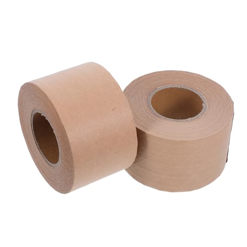 TOPBATHY 2 Rollen Gummiertes Kraftpapier Schwerlastfähiges Beschreibbares Biologisch Abbaubares Verpackungsklebeband Kleber für Versand und Verpackung TOPBATHY 2 Rollen Gummiertes Kraftpapier Schwerlastfähiges Beschreibbares Biologisch Abbaubares Verpackungsklebeband Kleber für Versand und Verpackung von TOPBATHY