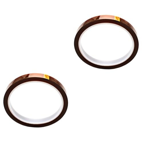 TOPBATHY 2 Rollen Multifunktionales Kupferband Leitfähiges Wasserdichtes Hitzebeständiges Klebeband für Computer Gitarren Elektronische Geräte für Reparaturen Abschirmung von TOPBATHY