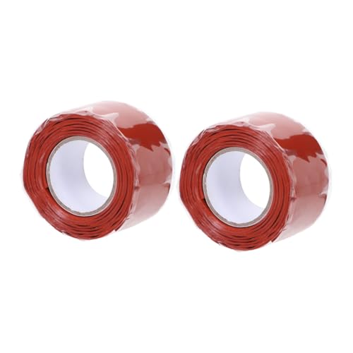 TOPBATHY 2 Rollen Wasserdichtes Klebeband Farbiges Abdeckband Dichtungsmasse Braunes Klebeband Transparent Selbstdichtend Für Klempner Stark Haftender Mastix Klebrig Für Den von TOPBATHY
