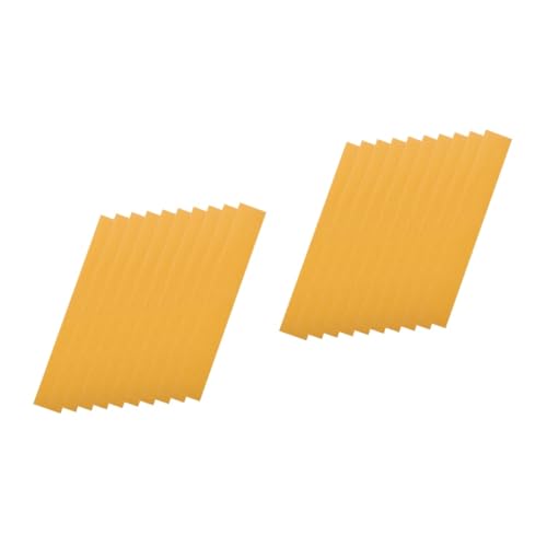 TOPBATHY 2 Sätze Doppelseitiges Klebeband Streifen Beidseitig Holzbearbeitungswerkzeuge Doppelseitiges Wasserfestes Klebeband Seiten Handwerk Yellow Pvc 10 Stück * 2 von TOPBATHY