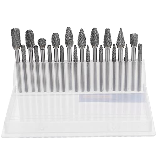 TOPBATHY 2 Sätze Hartmetall Rotationsfräser Teilig Doppelschnitt für Metallbearbeitung Polieren Gravieren Schleifen und Bohren Geeignet für Profis und Hobbyhandwerker TOPBATHY 2 Sätze Hartmetall Rotationsfräser Teilig Doppelschnitt für Metallbearbeitung Polieren Gravieren Schleifen und Bohren Geeignet für Profis und Hobbyhandwerker von TOPBATHY
