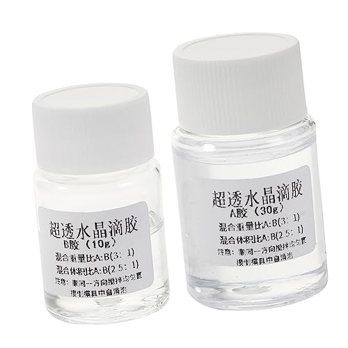 TOPBATHY 2 Sets Crystal Epoxy Zweikomponentenkleber Gießkleber Bastelkleber Klarer Kleber Klarer Epoxidkleber 2 Komponenten Epoxidkleber Epoxidharz Transparent TOPBATHY 2 Sets Crystal Epoxy Zweikomponentenkleber Gießkleber Bastelkleber Klarer Kleber Klarer Epoxidkleber 2 Komponenten Epoxidkleber Epoxidharz Transparent von TOPBATHY