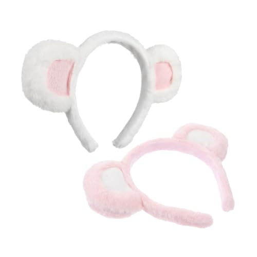 TOPBATHY 2 Stück Bärenohr Stirnband Tierohren Kopfschmuck Süßes Haarband Plüsch Tierohren Bequemes Kopfschmuck Weiches Haaraccessoire festliche Haarbänder Haarband im Bärenstil Stoff TOPBATHY 2 Stück Bärenohr Stirnband Tierohren Kopfschmuck Süßes Haarband Plüsch Tierohren Bequemes Kopfschmuck Weiches Haaraccessoire festliche Haarbänder Haarband im Bärenstil Stoff von TOPBATHY