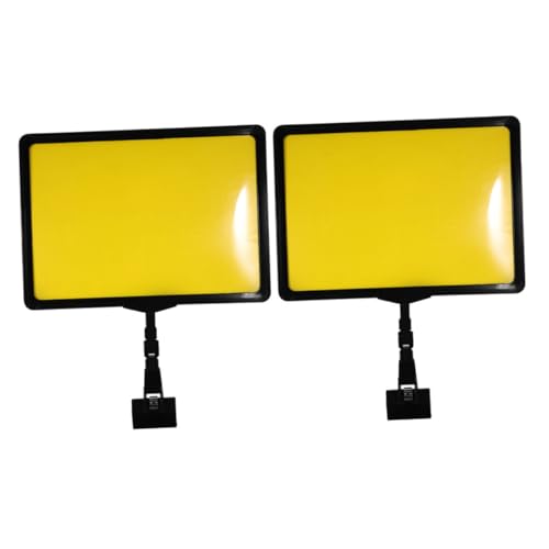 TOPBATHY 2 Stück Drehbare Clips für Preisschilder Einstellbare Kunststoff Schildhalter für Einzelhandel Supermarkt und Büro Gelb Beschreibbar Einfach zu Aktualisieren für Flexible Nutzung TOPBATHY 2 Stück Drehbare Clips für Preisschilder Einstellbare Kunststoff Schildhalter für Einzelhandel Supermarkt und Büro Gelb Beschreibbar Einfach zu Aktualisieren für Flexible Nutzung von TOPBATHY