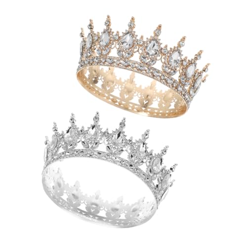 TOPBATHY 2 Stück Europäischer Barock Brautkrone Haarschmuck für Hochzeit Prom und Partys Funkelnde Accessoires für Besondere Anlässe TOPBATHY 2 Stück Europäischer Barock Brautkrone Haarschmuck für Hochzeit Prom und Partys Funkelnde Accessoires für Besondere Anlässe von TOPBATHY