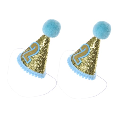 TOPBATHY 2 Stück Geburtstagshut mit Verstellbarem Band für Partykrone und Fotorequisiten für Jungen und Dekoration für Feierliche Anlässe TOPBATHY 2 Stück Geburtstagshut mit Verstellbarem Band für Partykrone und Fotorequisiten für Jungen und Dekoration für Feierliche Anlässe von TOPBATHY