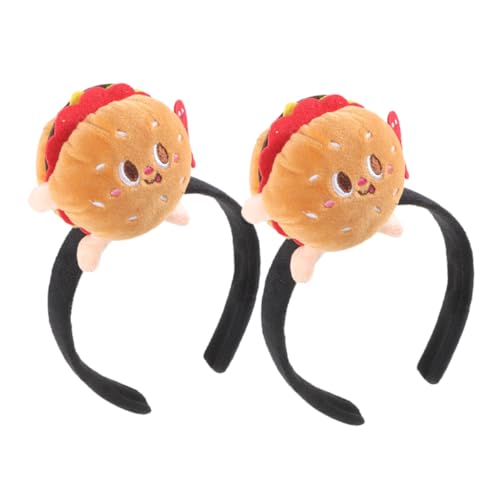 TOPBATHY 2 Stück Lustiges Hamburger Haarband aus Weichem Stoff für Mädchen Festival Cosplay Party Stirnband Cartoon Haarreif Zubehör für Teenager und Kostümspaß TOPBATHY 2 Stück Lustiges Hamburger Haarband aus Weichem Stoff für Mädchen Festival Cosplay Party Stirnband Cartoon Haarreif Zubehör für Teenager und Kostümspaß von TOPBATHY