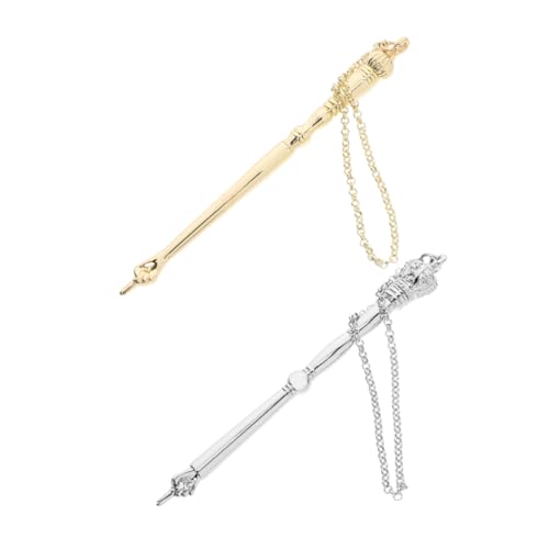 TOPBATHY 2 Stück Metall Torah Zeiger mit Kette für Jüdische Bibelstudium und Dekorationen Mitzvah und Kirchenjubiläen Gold und Silber TOPBATHY 2 Stück Metall Torah Zeiger mit Kette für Jüdische Bibelstudium und Dekorationen Mitzvah und Kirchenjubiläen Gold und Silber von TOPBATHY